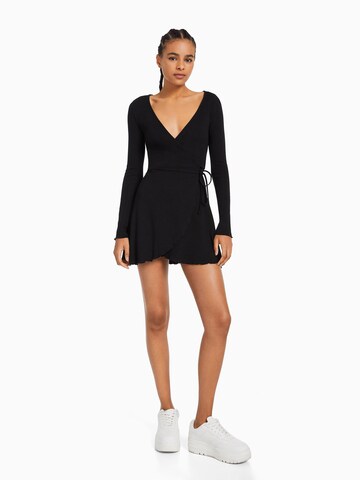 Bershka Kleid in Schwarz