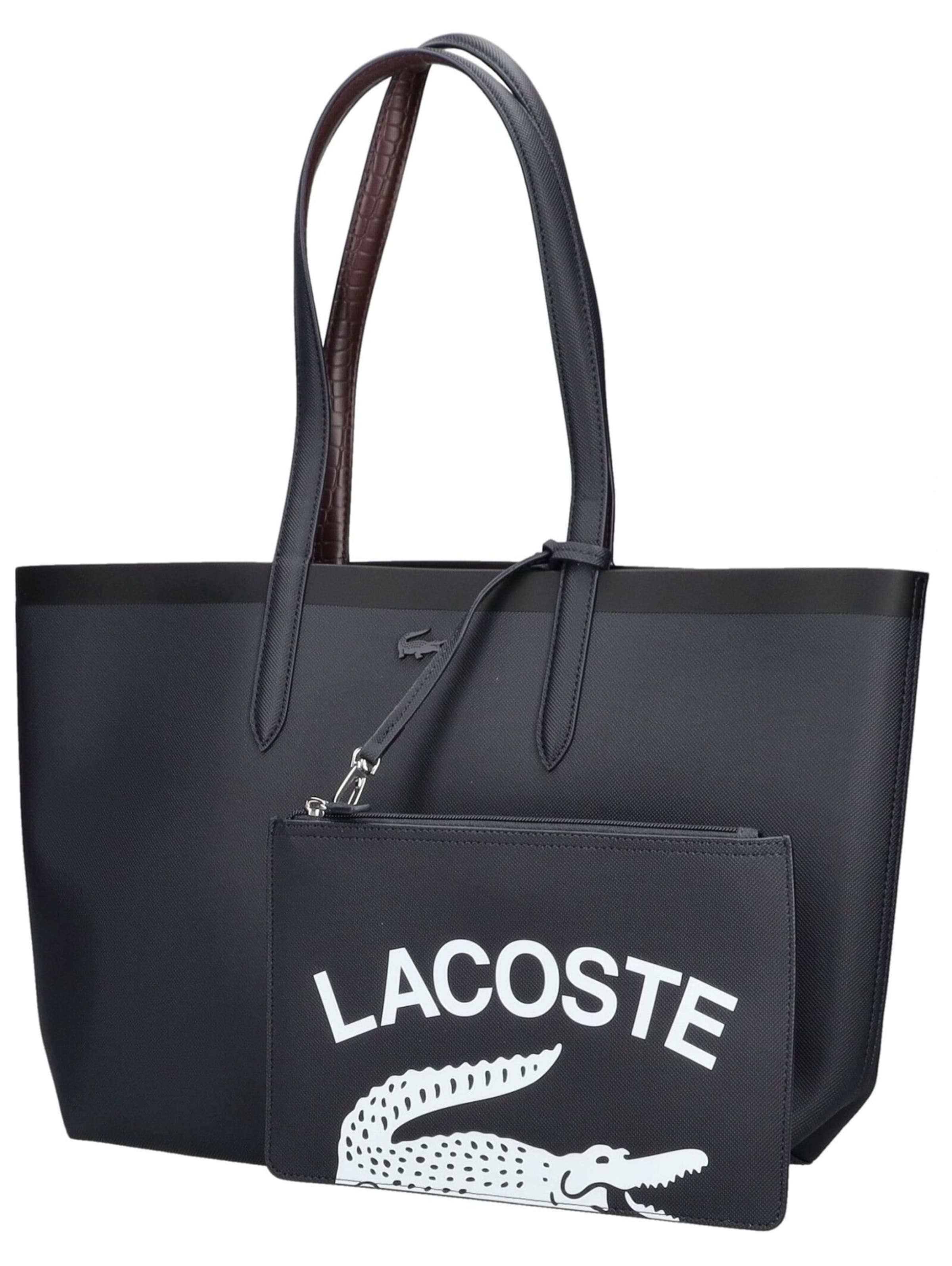 Shopper di LACOSTE in nero