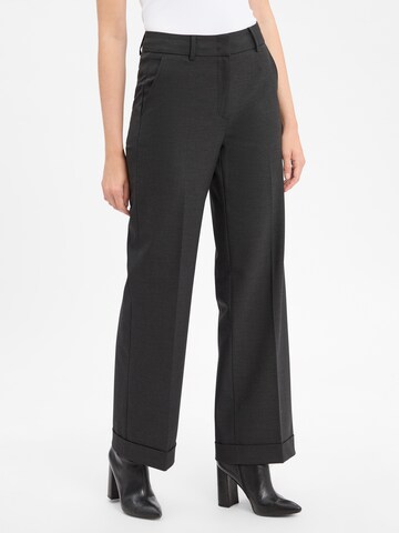 Regular Pantalon à pince ' Grace ' Cambio en gris : devant