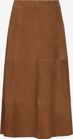 Gonna di DreiMaster Vintage in marrone: frontale