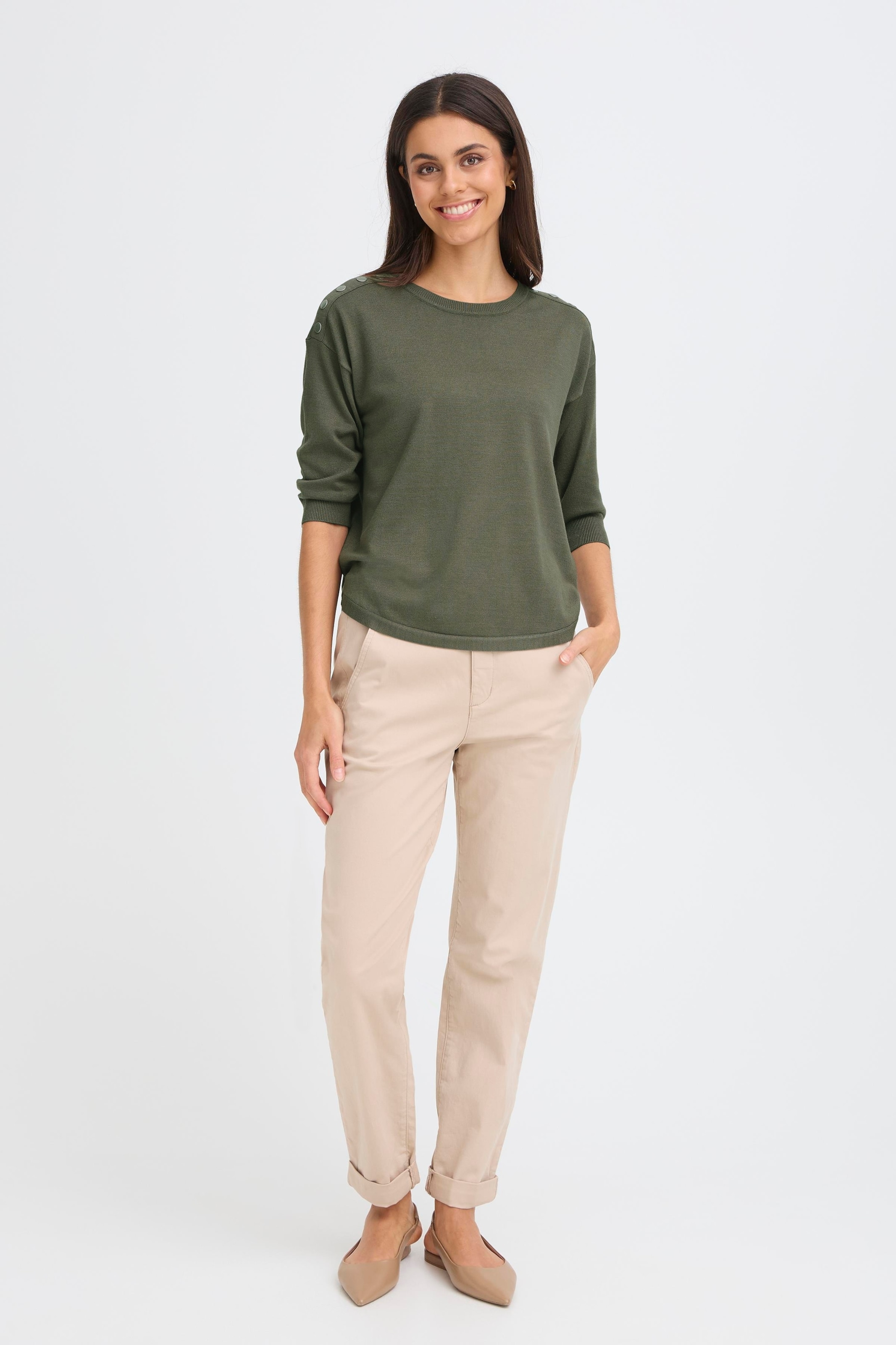 Cardigan 'FRZubasic 114' Fransa en vert