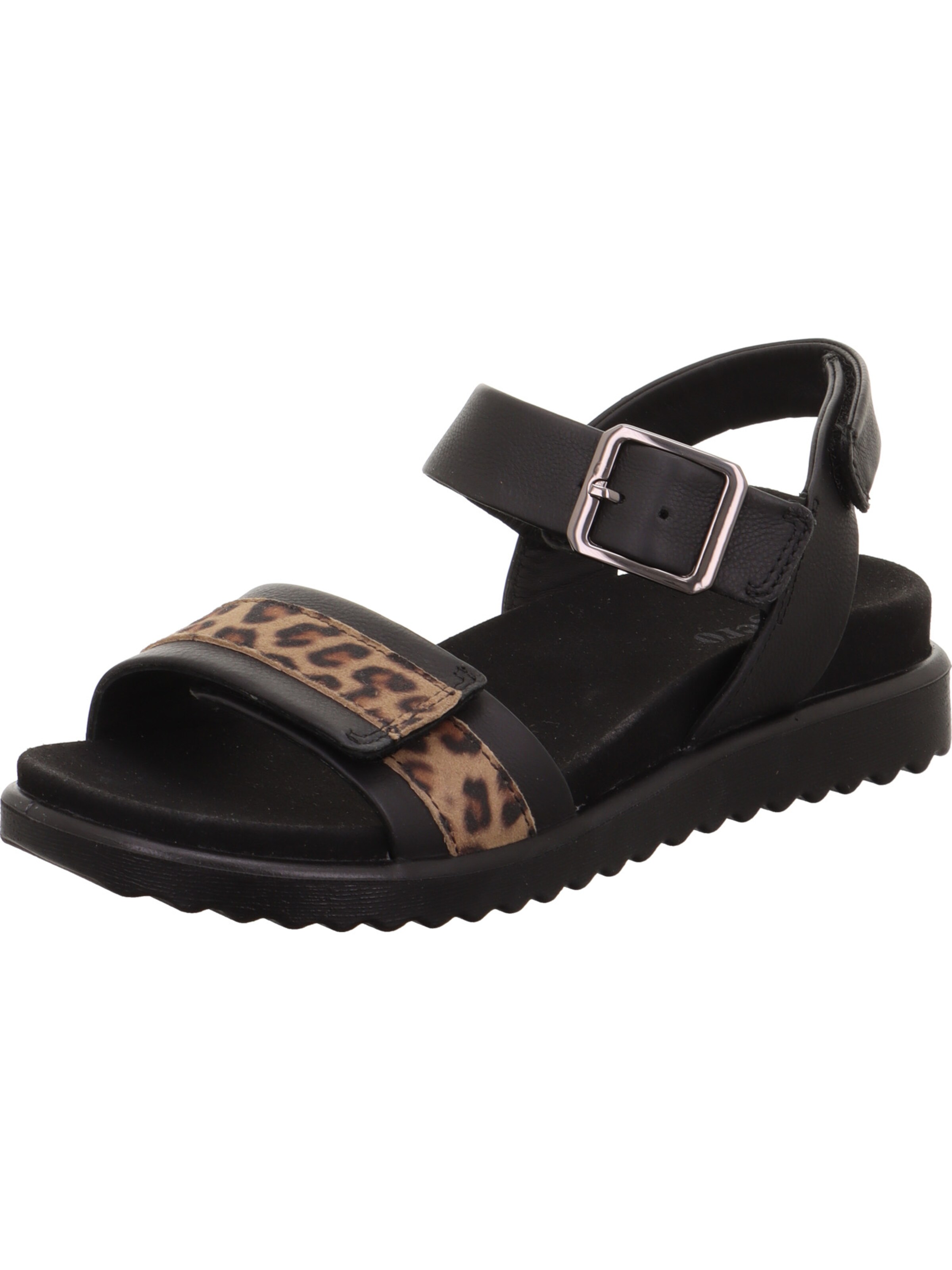 Legero Strap Sandals 'Move' in 40 in Brown / Brocade / Black, Item view