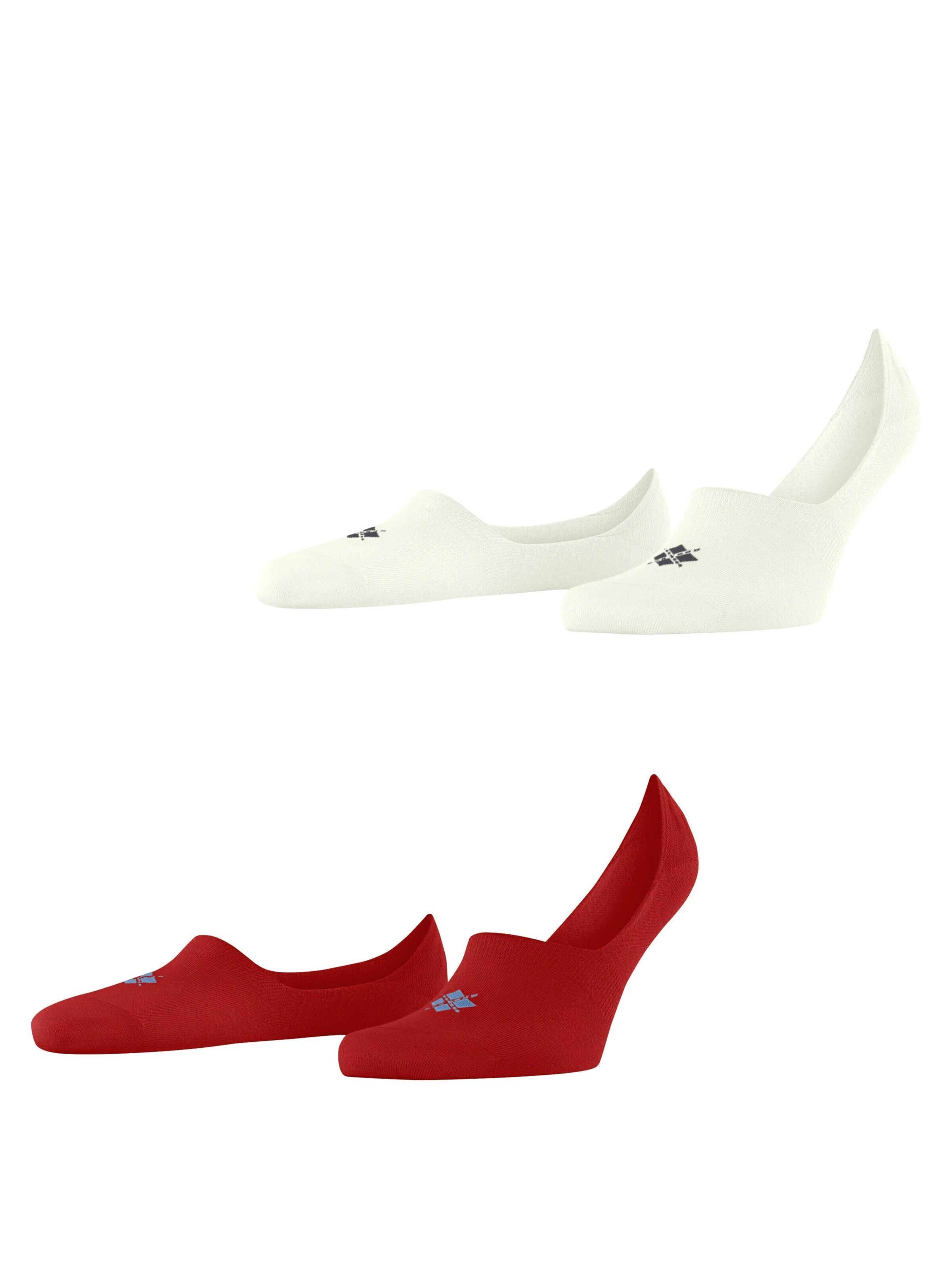 BURLINGTON Ankle Socks 'Everyday 2-Pack' in Red: front