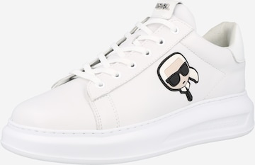 Sneaker bassa 'KAPRI' di Karl Lagerfeld in bianco: frontale