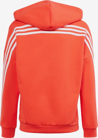 ADIDAS SPORTSWEAR Athletic Zip-Up Hoodie 'Future Icons' in Red