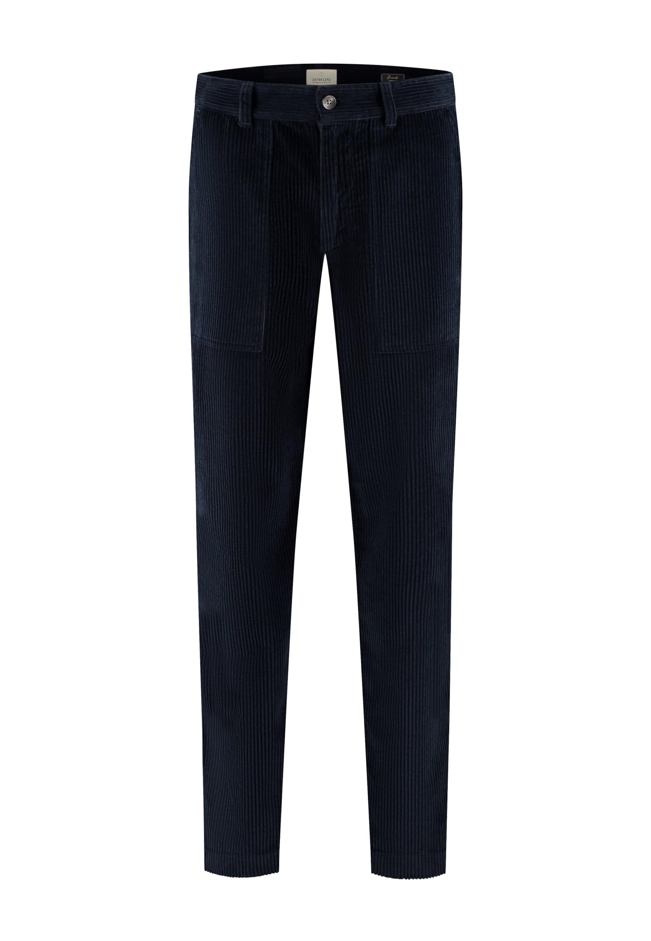 Dstrezzed Regular Hose 'Brando Fatigue' in Blau: Vorderseite