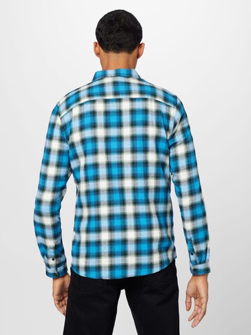 mėlyna TOM TAILOR DENIM Priglundantis modelis Marškiniai