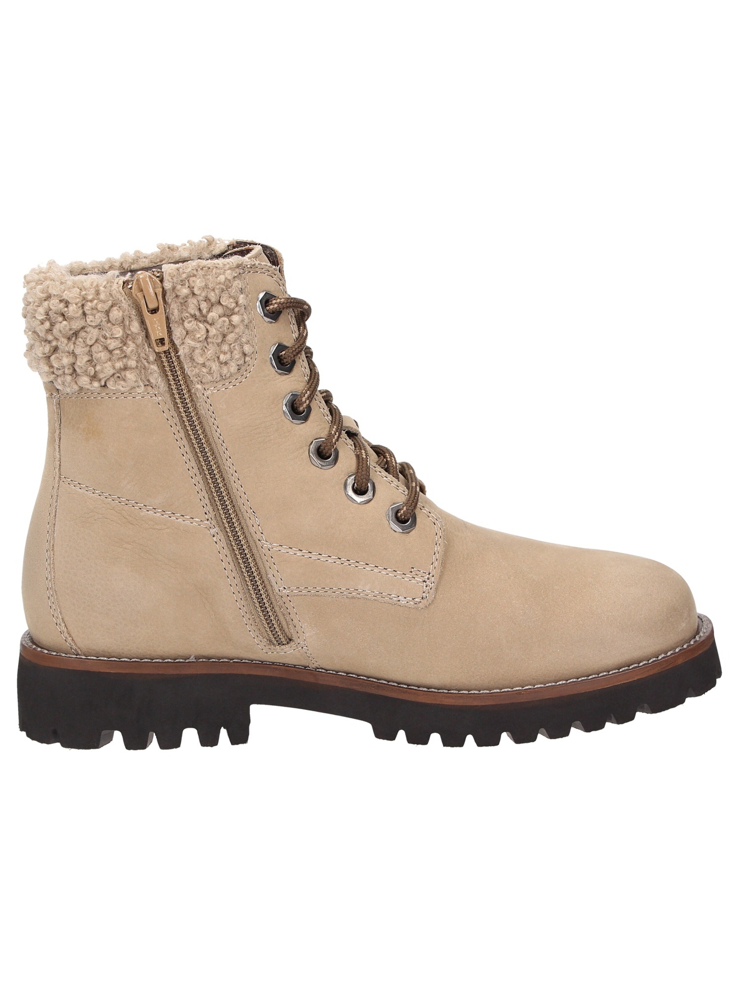 SIOUX Lace-up bootie 'Elmiana-702' in Beige