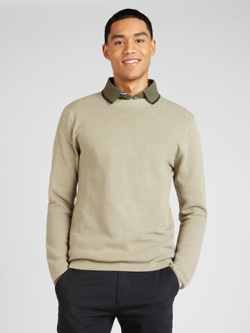 Casual Friday Sweater 'Karl' in Green: front