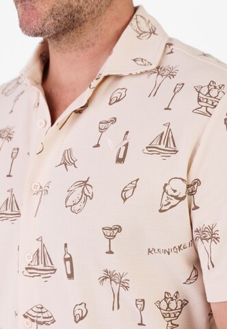 Kleinigkeit Regularny krój Koszula w kolorze beżowy