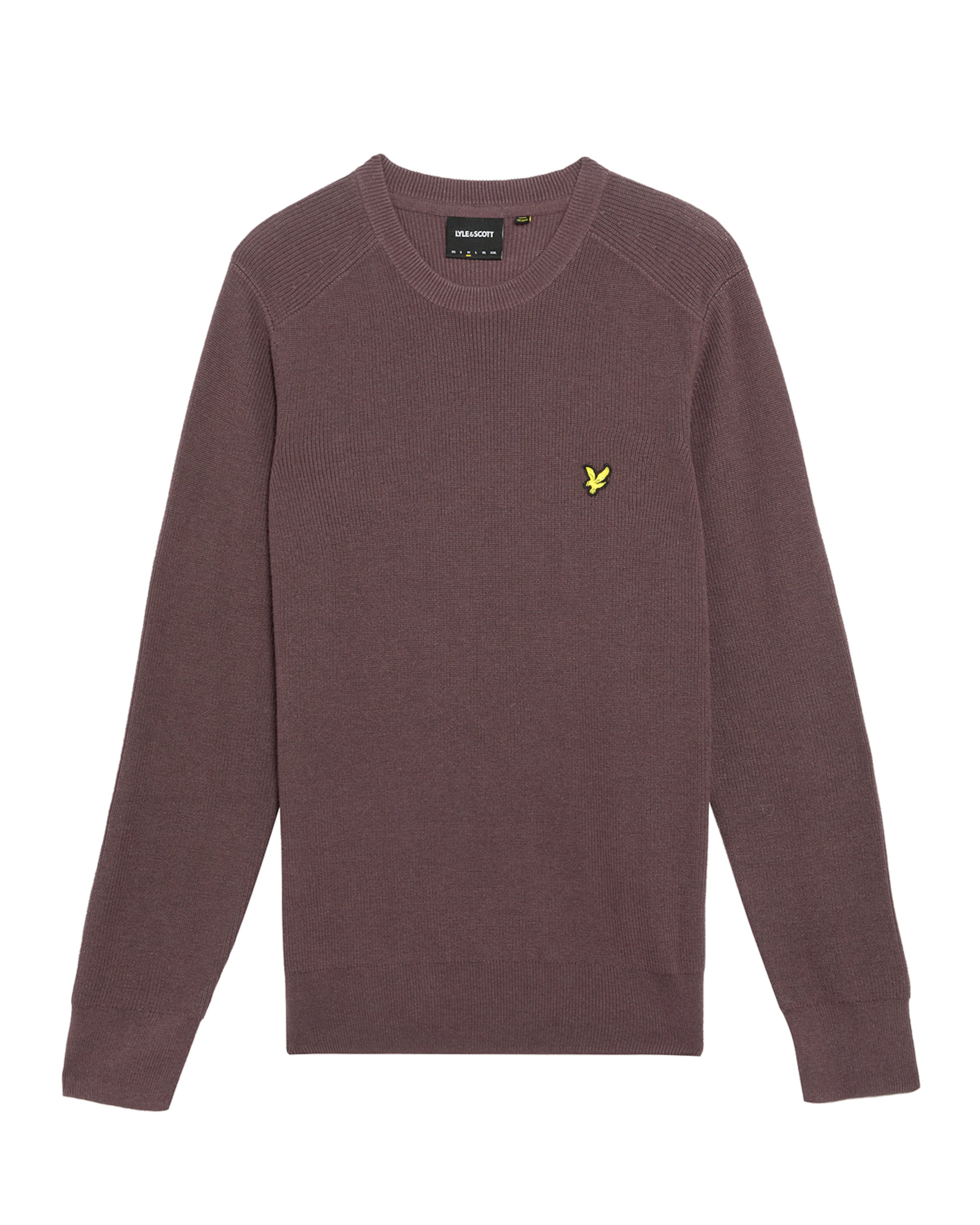 Lyle & Scott Sweater 'Engineered' in Brown: front