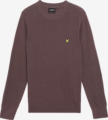 Lyle & Scott Pullover 'Engineered' in Braun: Vorderseite