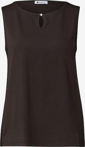 STREET ONE Top in Braun: Vorderseite