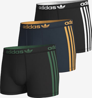 ADIDAS ORIGINALS - Calzoncillo boxer en negro: frente