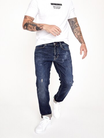 Five Fellas Slim fit Jeans 'Danny' in Blue: front
