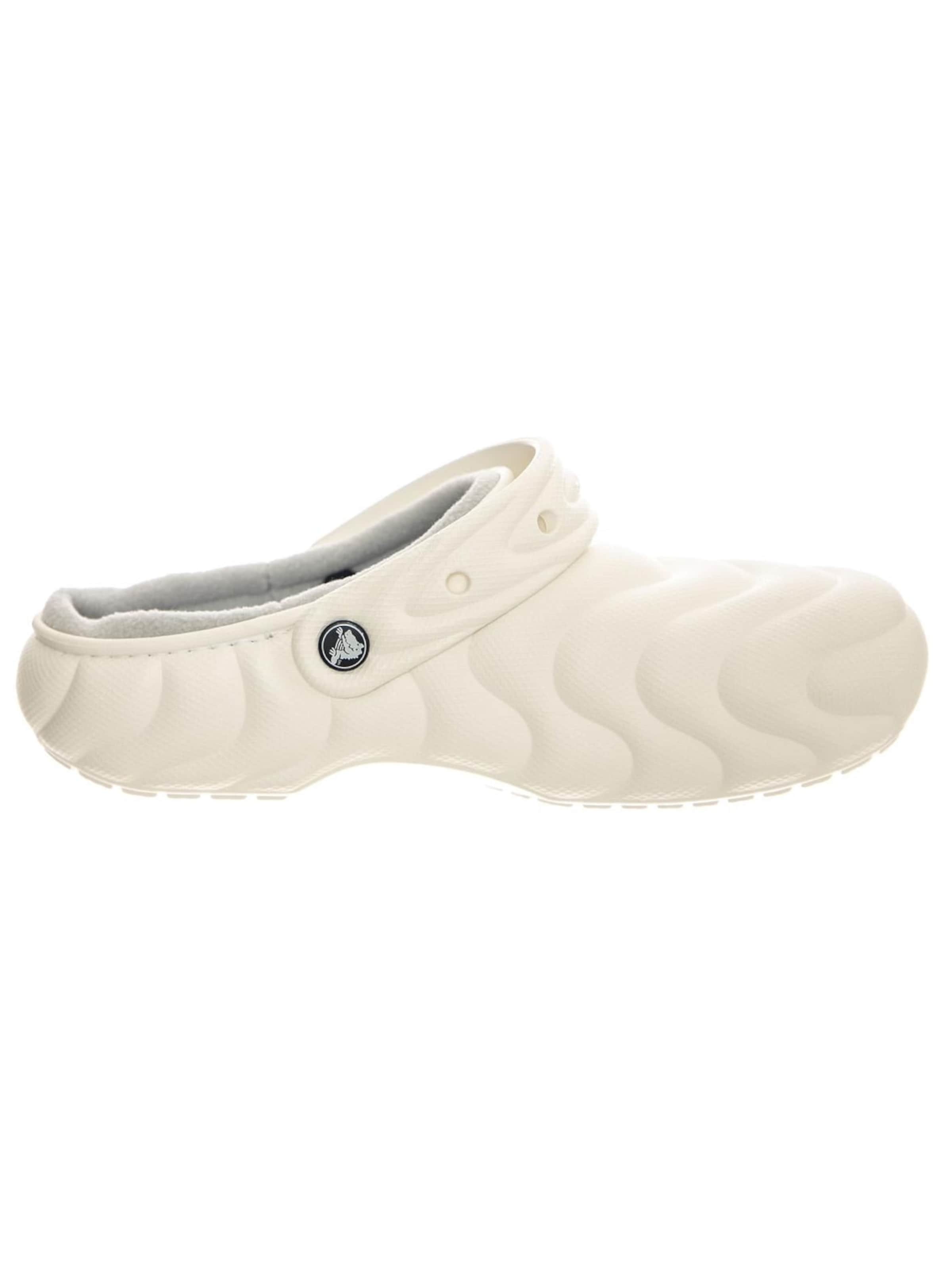 Crocs Clogs 'Classic Lined Overpuff Clog WHI'‌‌‌‌‌‌‌‌ in Weiß
