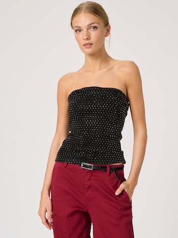 My Essential Wardrobe - Top 'Ayo' en azul: frente