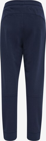 Effilé Pantalon de sport Hummel en bleu