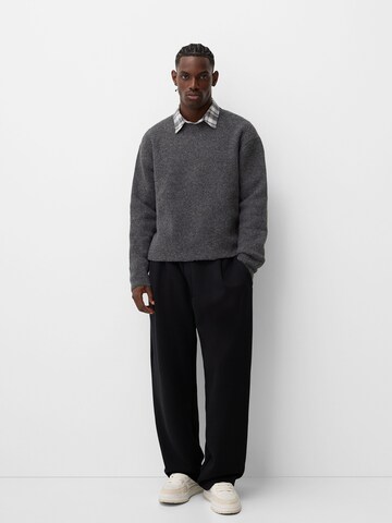 BershkaPulover - siva boja