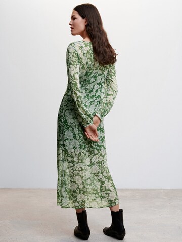 MANGO Summer Dress 'Lila' in Green