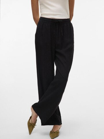 VERO MODA Широкий Штаны 'LINN' в Черный