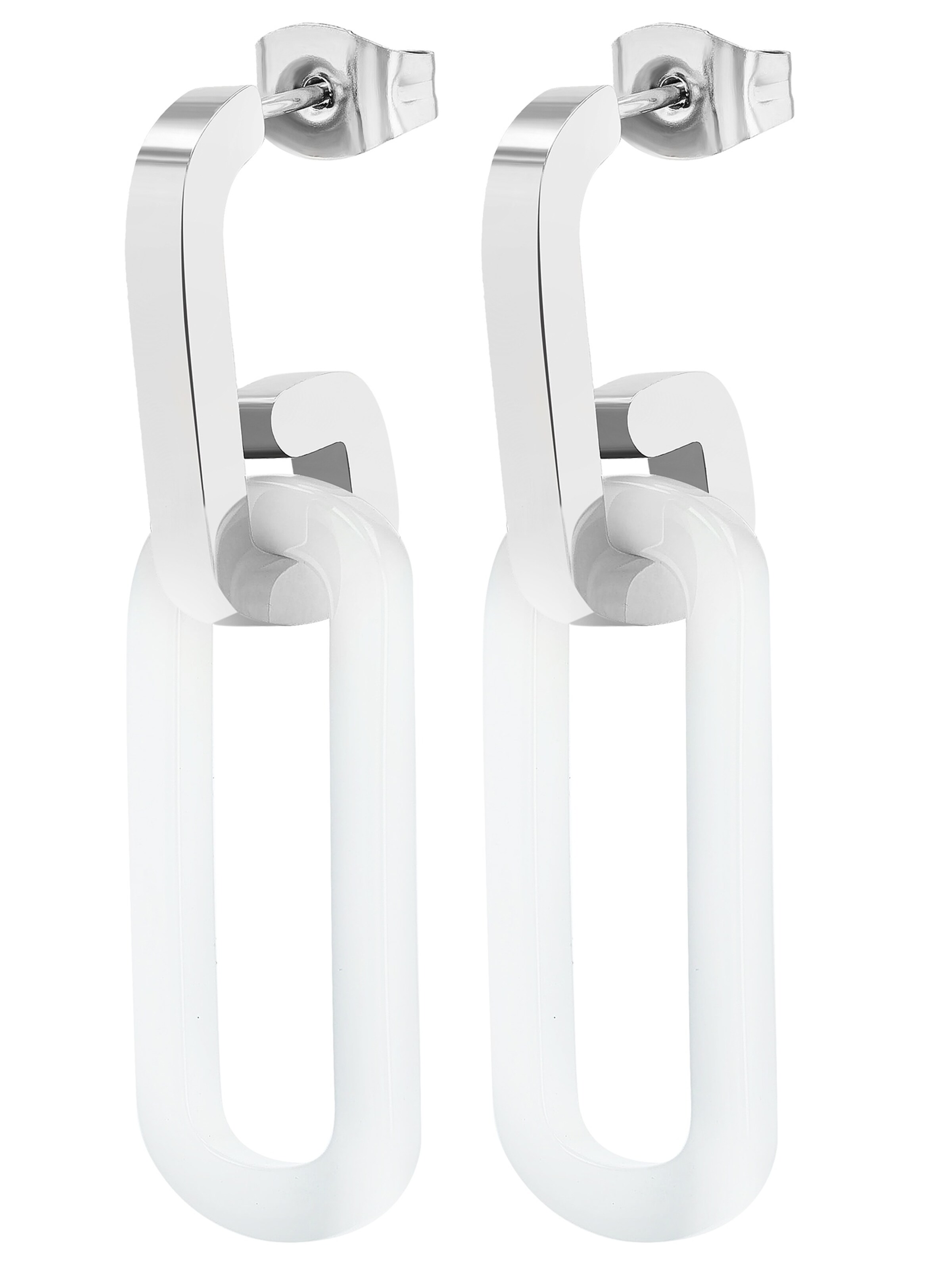 Akzent Earrings 'wasserfest' in Silver