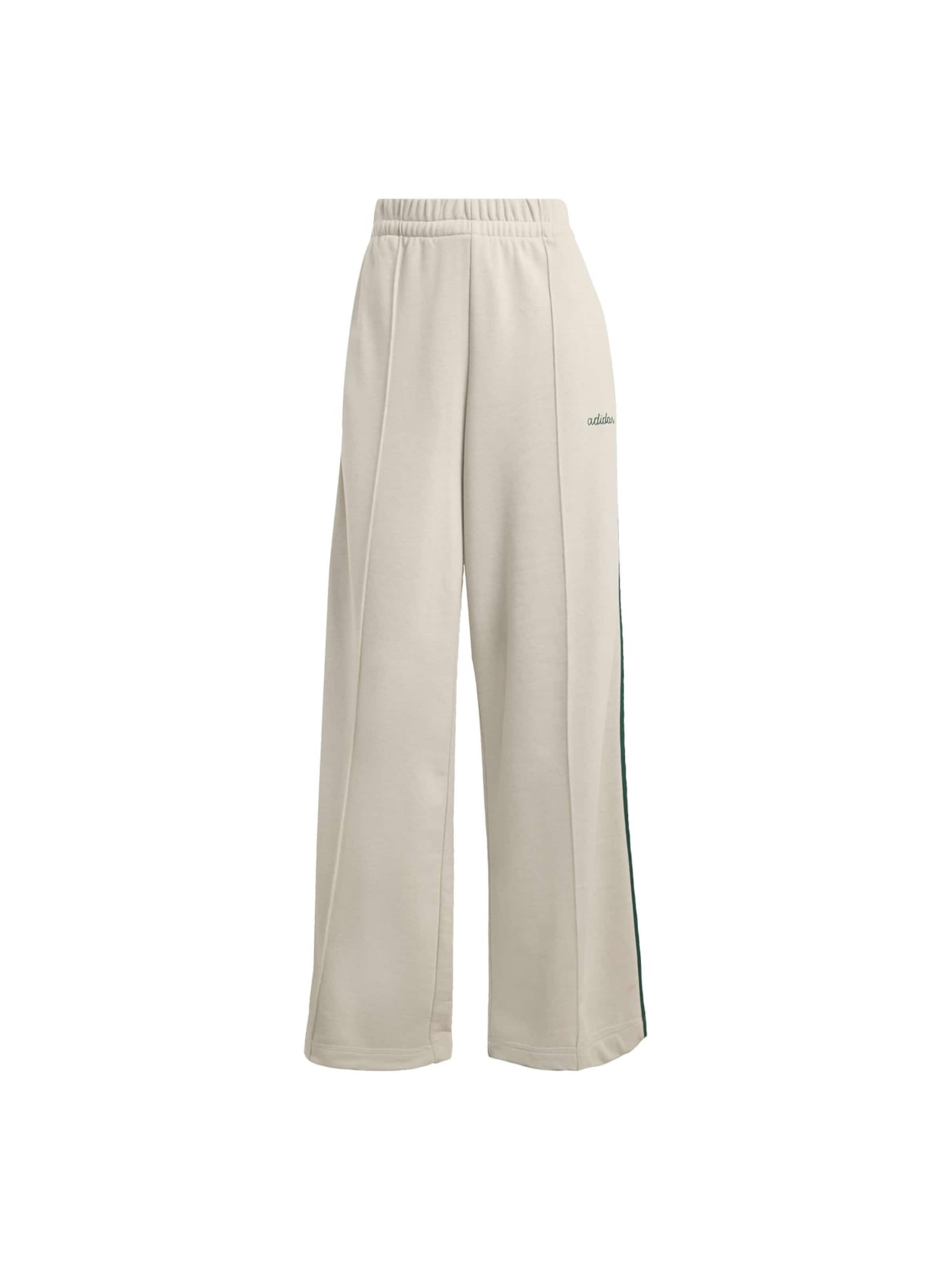 ADIDAS SPORTSWEAR Szeroka nogawka Spodnie sportowe 'Seasonal Essentials' w kolorze beżowy: przód