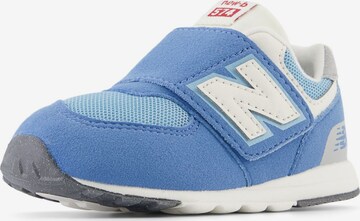 Baskets 'HOOK & LOOP' new balance en bleu : devant