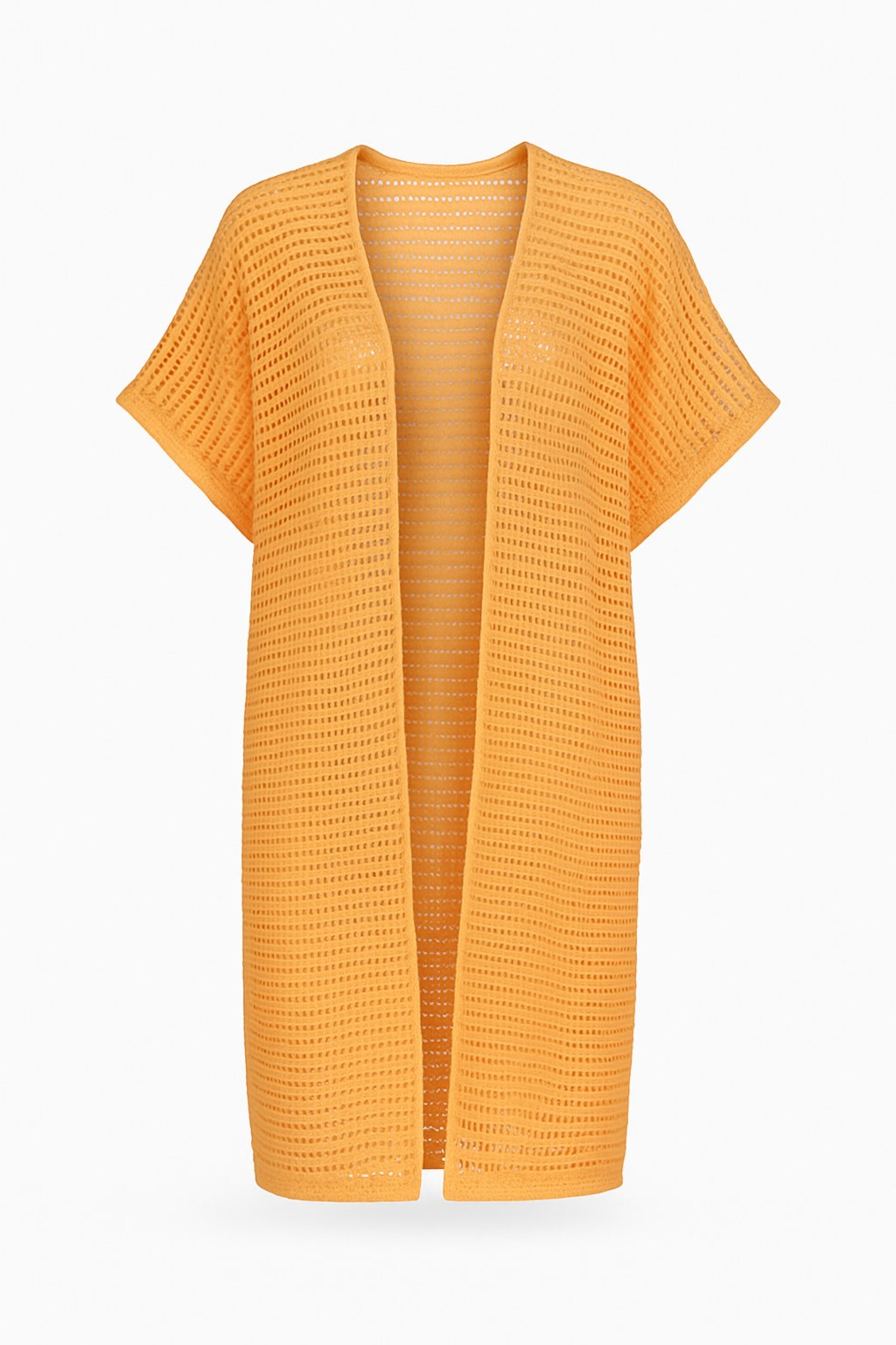 Shape Of You Knit cardigan in Orange: front