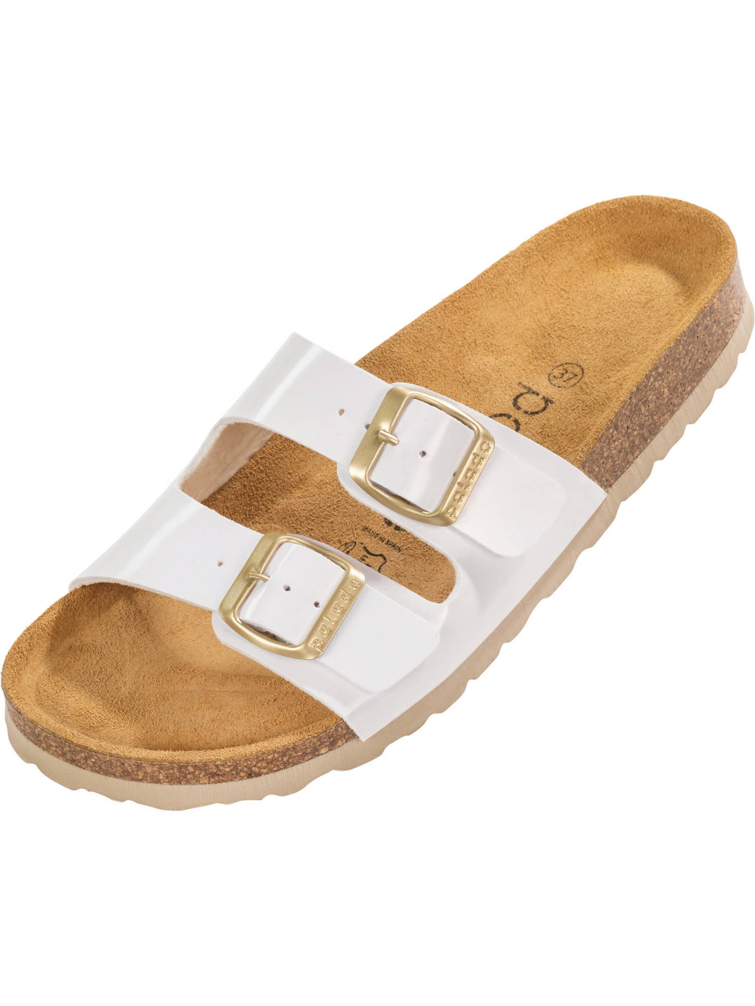 Zoccoletto 'Milos' di Palado in bianco: frontale