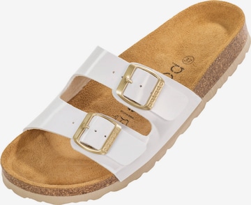 Palado Mules 'Milos' in White: front