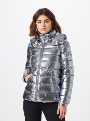 GUESS Between-Season Jacket in Silver: front