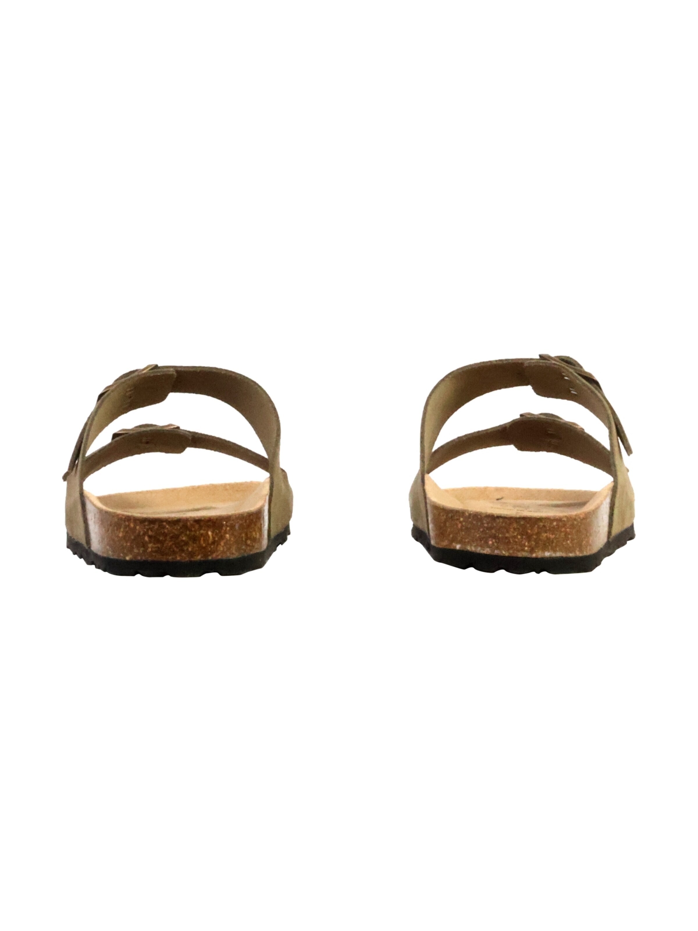 Mule 'Noga Mistral Edge Leder-Pantoletten' The Divine Factory en vert
