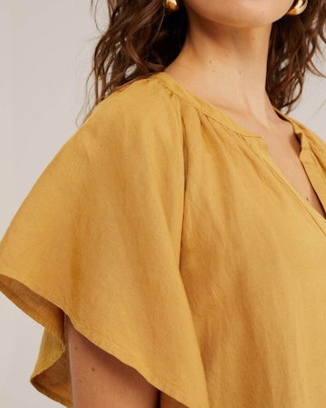 WE Fashion Jurk in Geel