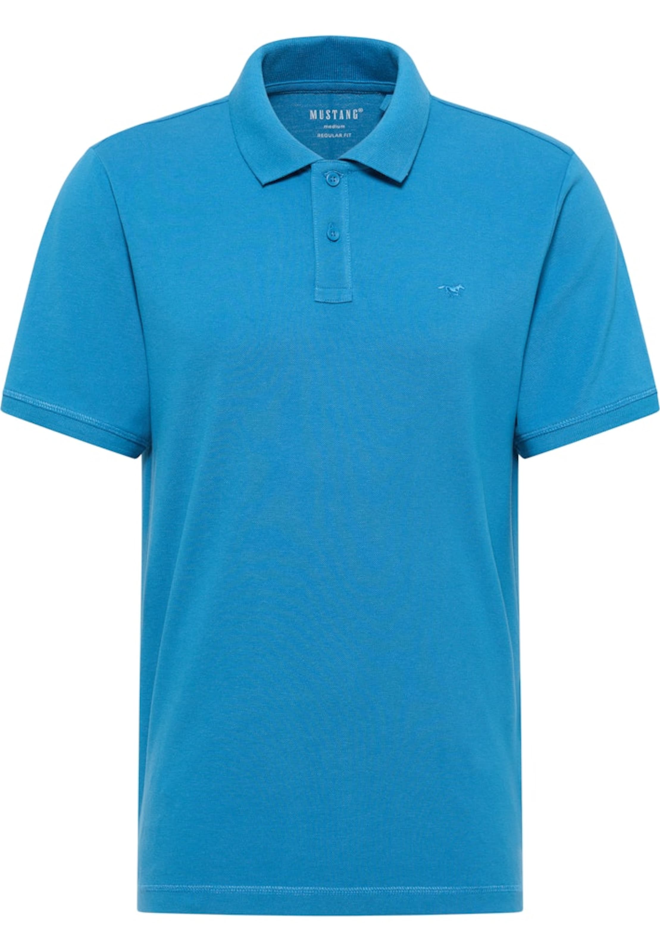 MUSTANG Μπλουζάκι 'PALCO' σε μπλε: μπροστά