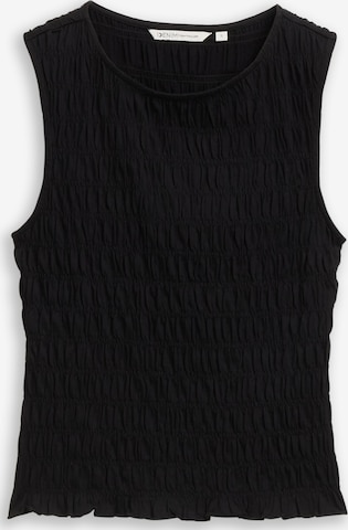 Haut TOM TAILOR DENIM en noir : devant