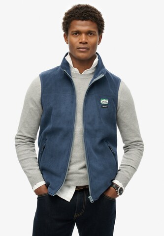 Superdry Vest in Blue: front