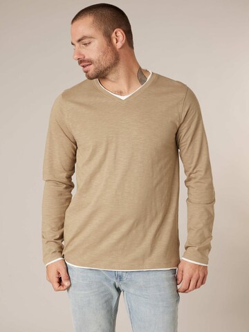 Deeluxe Shirt 'Belino' in Bruin: voorkant