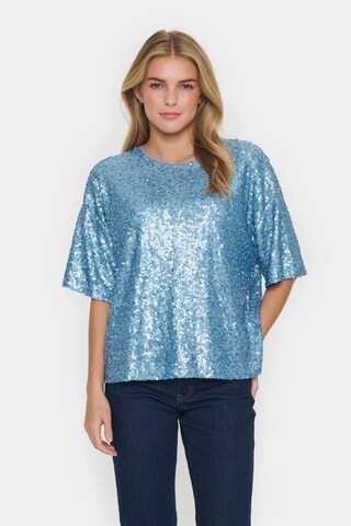 Chemisier 'Jada' SAINT TROPEZ en bleu : devant