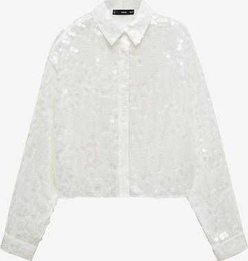 MANGO Blouse 'Flake' in White: front