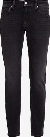 Coupe slim Jean Calvin Klein Jeans en noir : devant