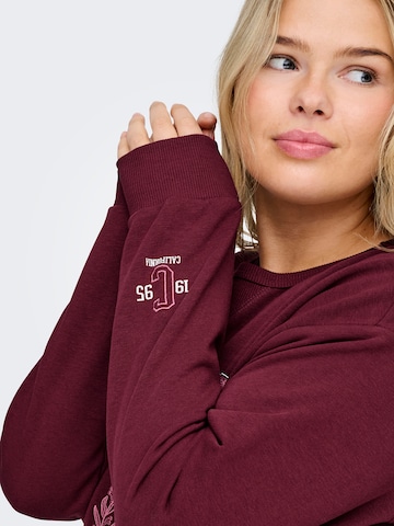 raudona ONLY Carmakoma Megztinis be užsegimo 'CARBEN'