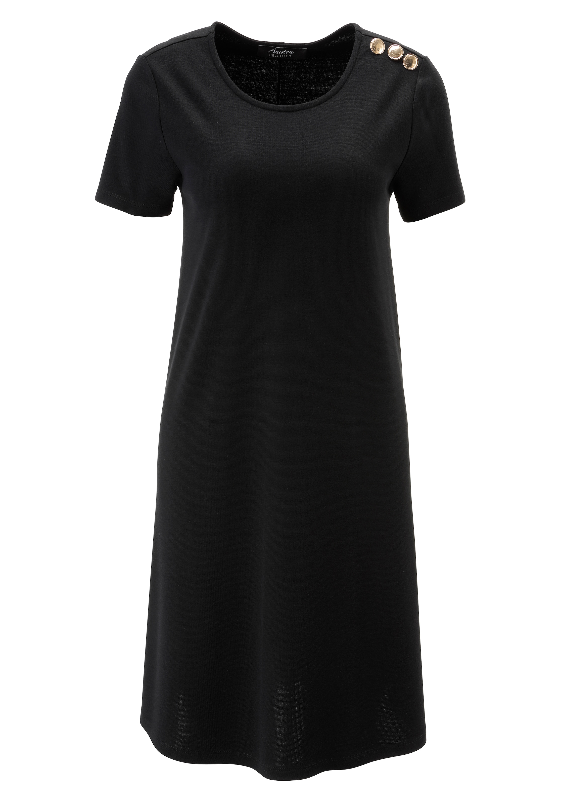 Aniston SELECTED Kleid in Schwarz: Vorderseite