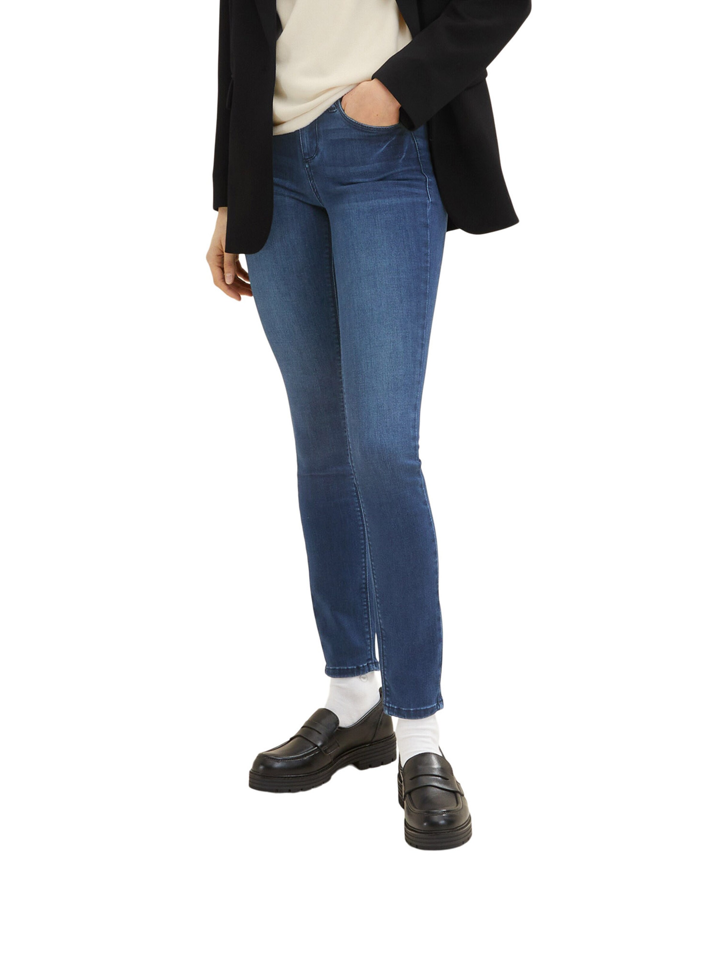 TOM TAILOR Skinny Jeans 'Alexa' in Blau