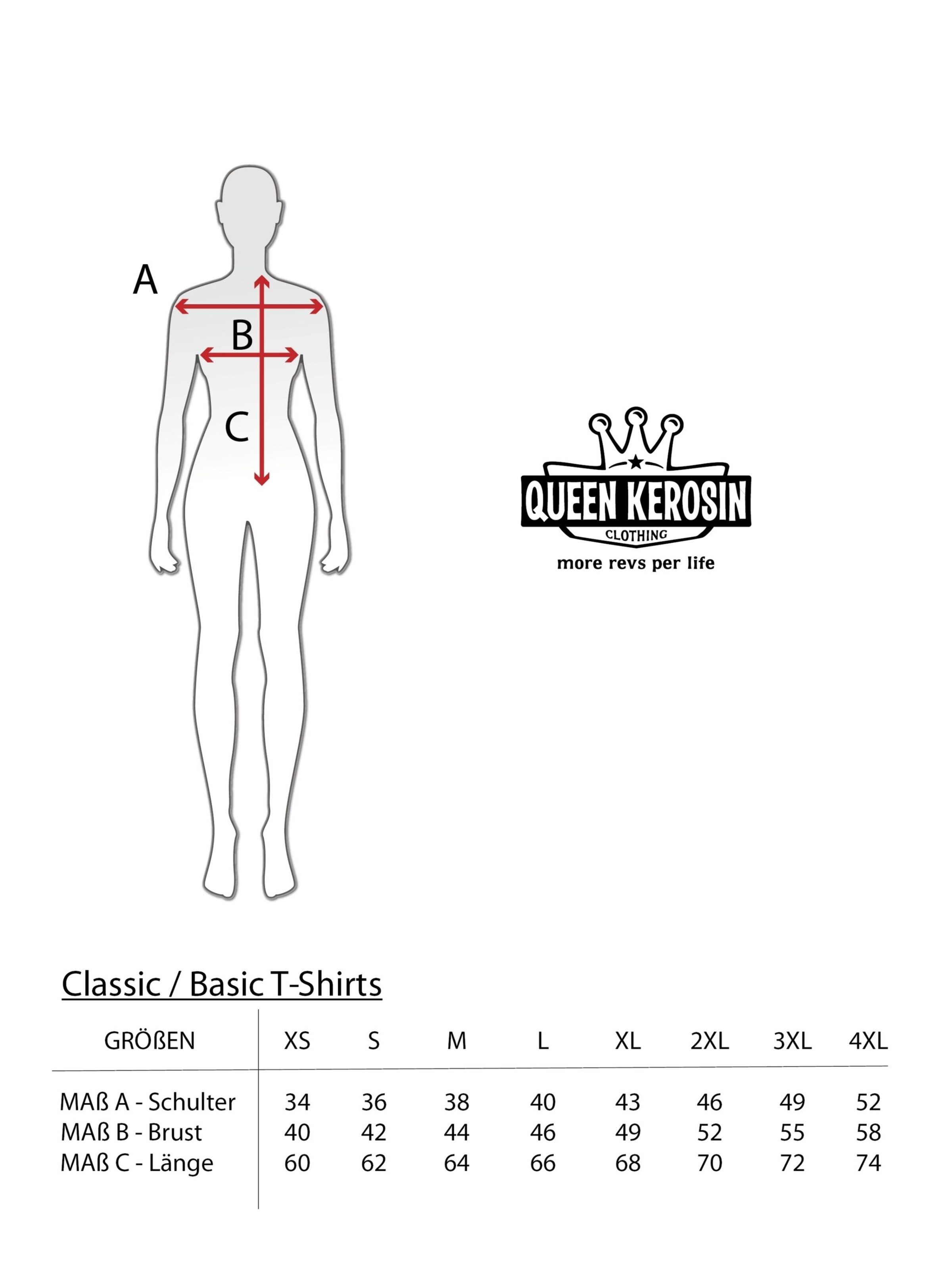 Queen Kerosin Shirt 'Tune Up'‌ in Rot