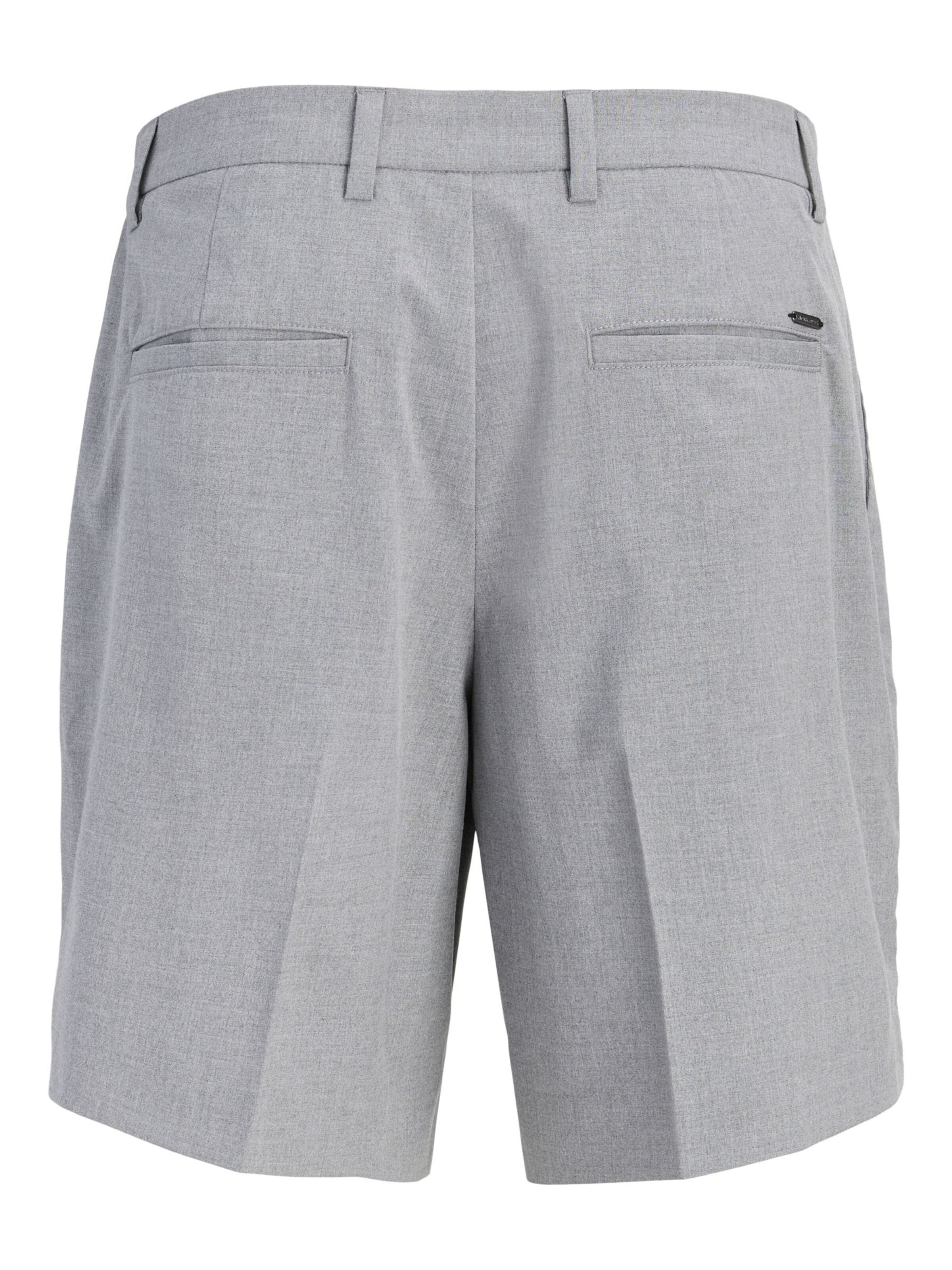 JACK & JONES - Pierna ancha Pantalón plisado en gris