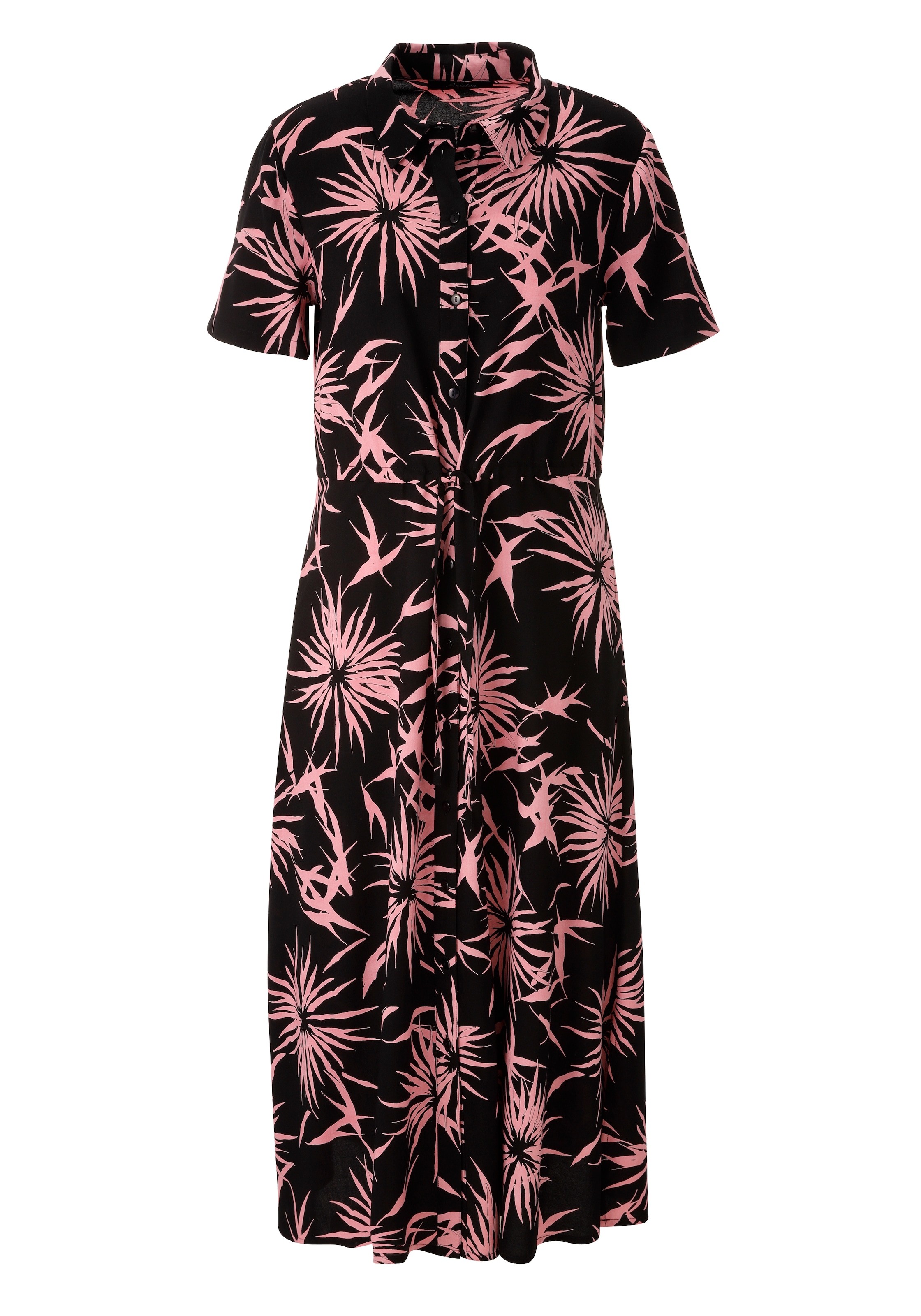 Aniston CASUAL Blusenkleid in Schwarz: Vorderseite