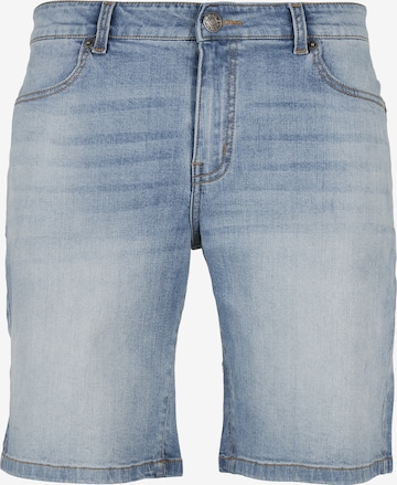 Urban Classics Regular Shorts in Blau: predná strana