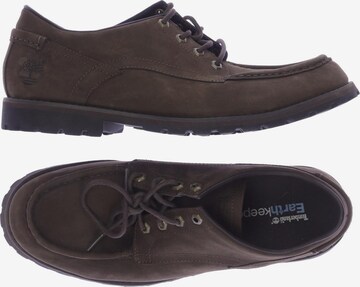 TIMBERLAND Flats & Loafers in 45 in Brown: front