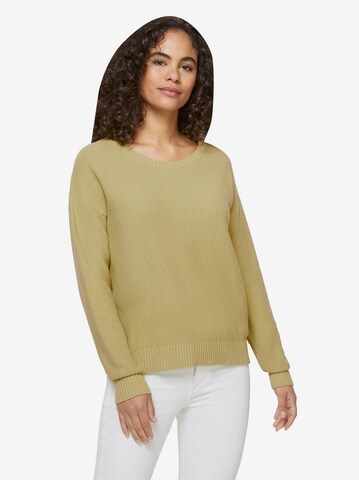 Linea Tesini by heine Sweater in Green: front